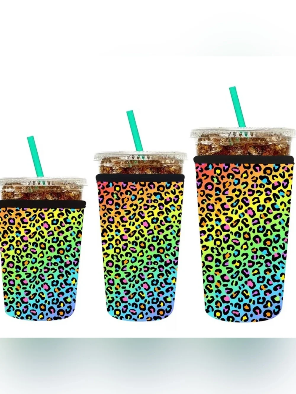 Isolated cup sleeve small med and large available pick your style and size